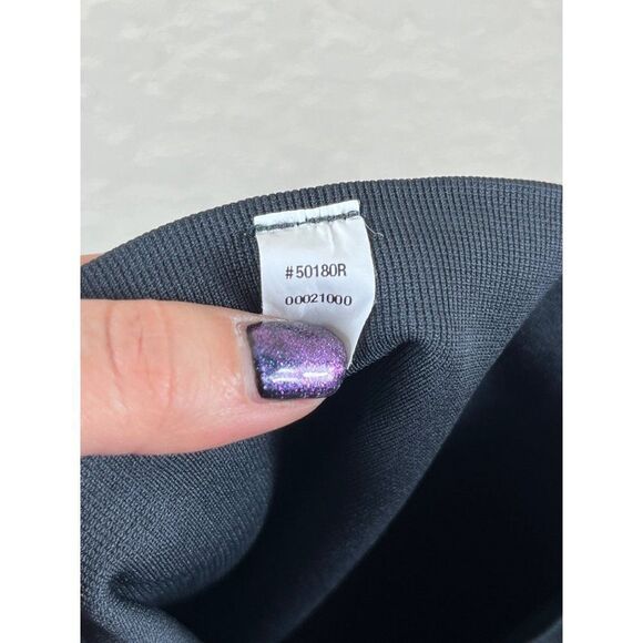 Spanx Look at Me Now Seamless Bike Shorts Black Camo Womens Size Large Athletic - Picture 5 of 6